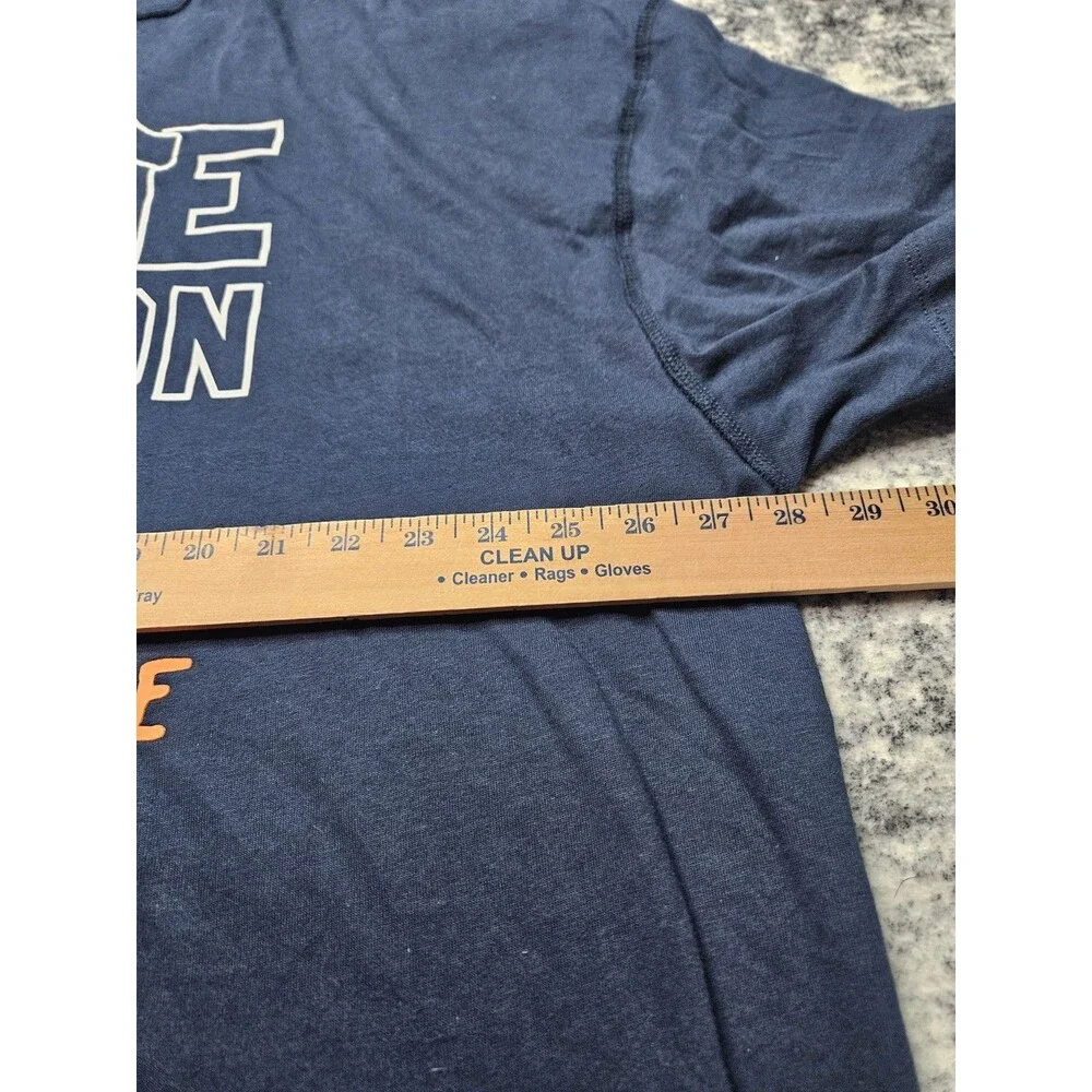 True Religion Mens Drop Shoulder Embroidered TShirt Blue Size XXL 2XL NWT